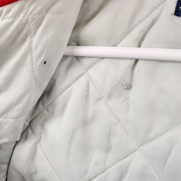 Vtg Swingster Farm & Fleet Logo Red/Blue Coat Men's XL Puffy Made in USA - Picture 8 of 12